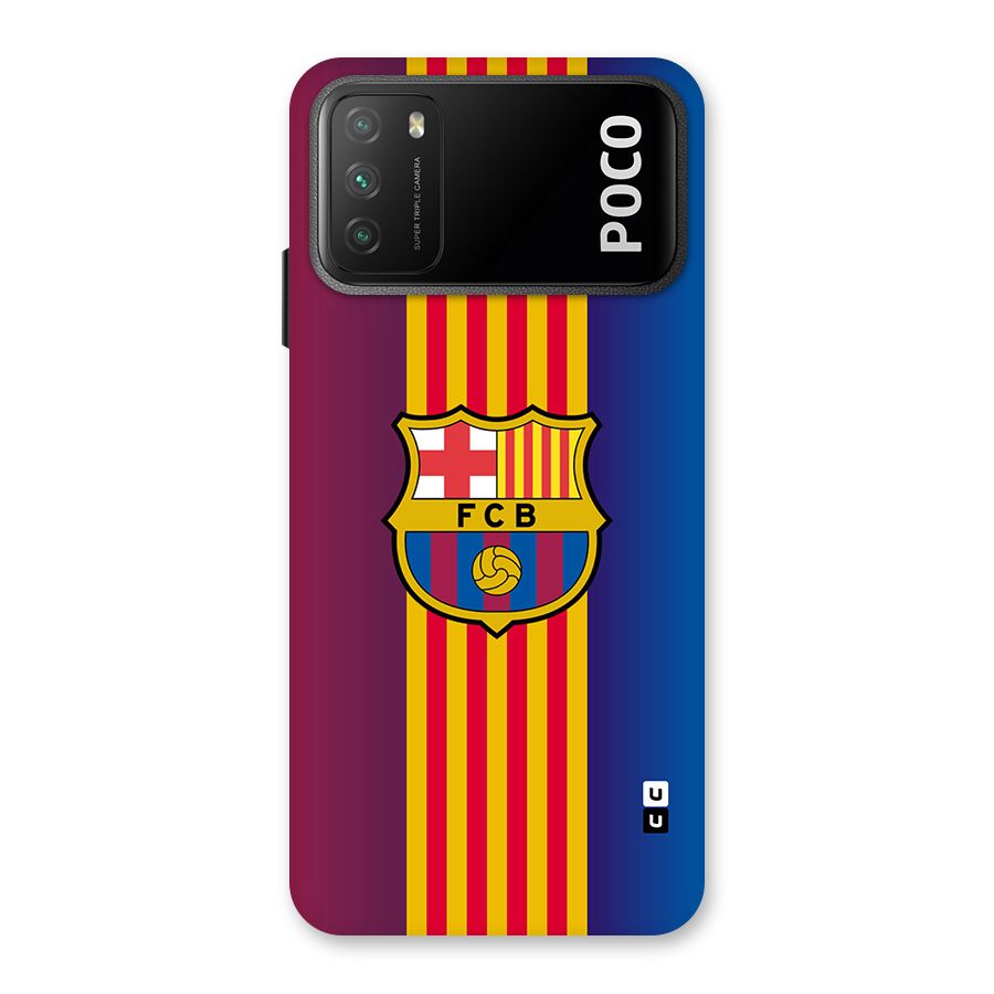 Club Barcelona Back Case for Poco M3
