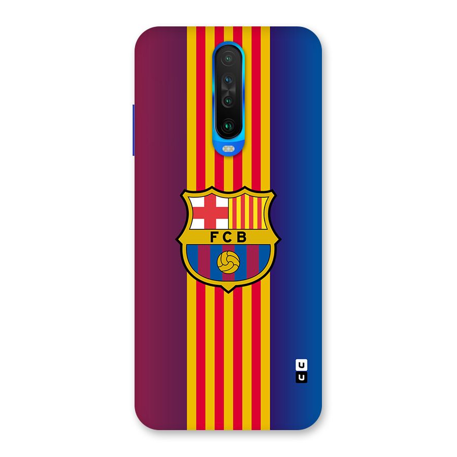 Club Barcelona Back Case for Poco X2