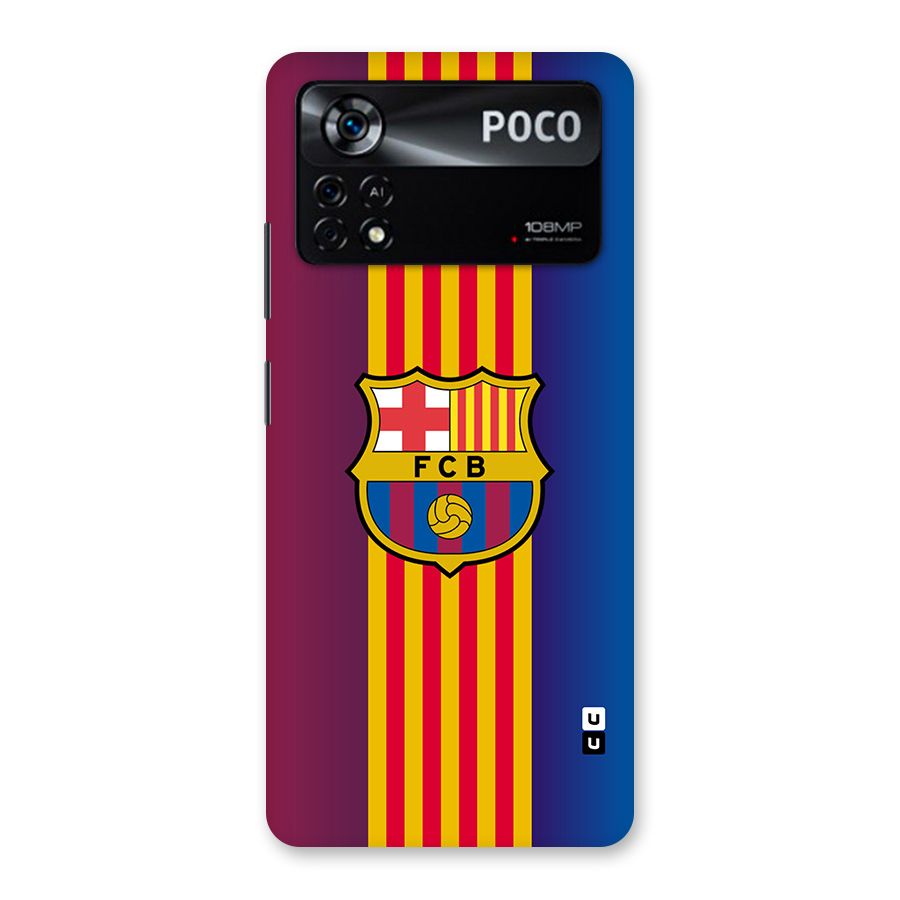 Club Barcelona Back Case for Poco X4 Pro 5G