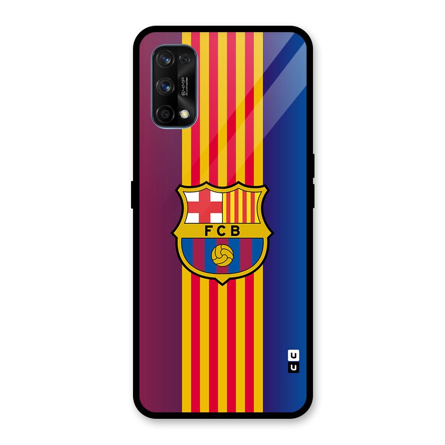 Club Barcelona Glass Back Case for Realme 7 Pro