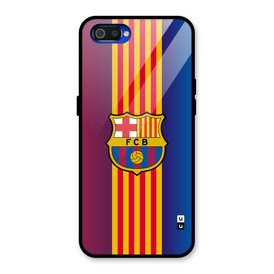 Club Barcelona Glass Back Case for Realme C2