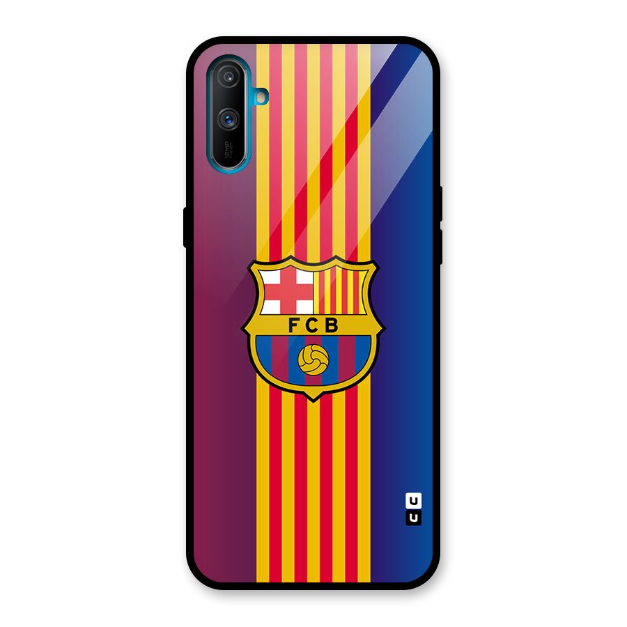Club Barcelona Glass Back Case for Realme C3