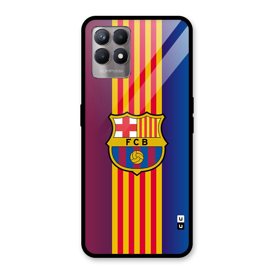 Club Barcelona Glass Back Case for Realme Narzo 50