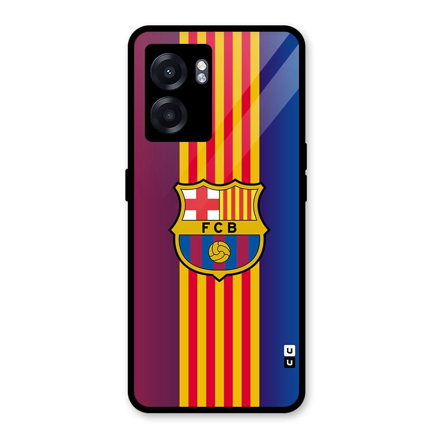 Club Barcelona Glass Back Case for Realme Narzo 50 5G