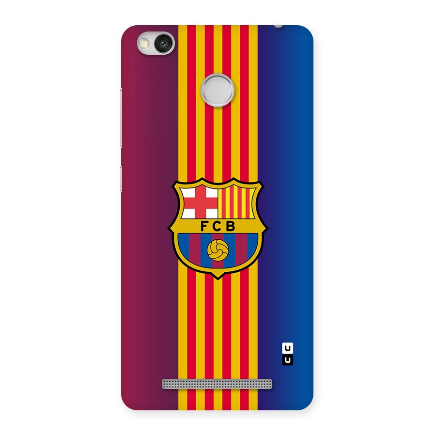 Club Barcelona Back Case for Redmi 3S Prime