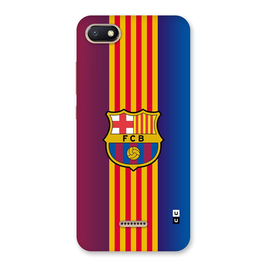 Club Barcelona Back Case for Redmi 6A