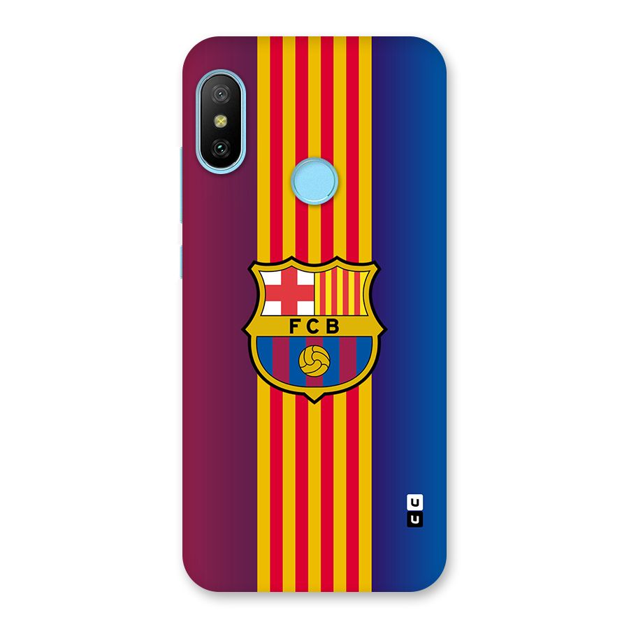 Club Barcelona Back Case for Redmi 6 Pro