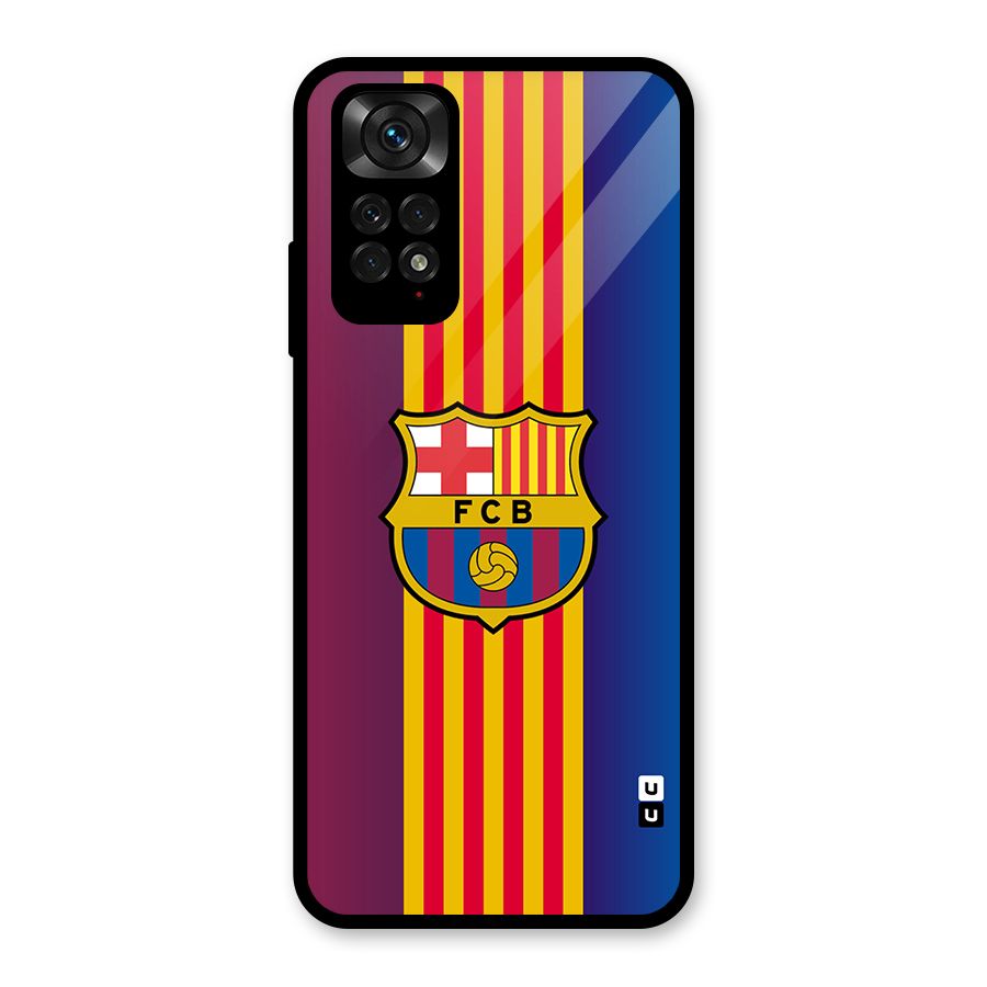 Club Barcelona Glass Back Case for Redmi Note 11