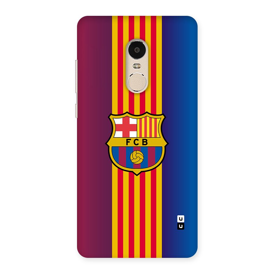 Club Barcelona Back Case for Redmi Note 4