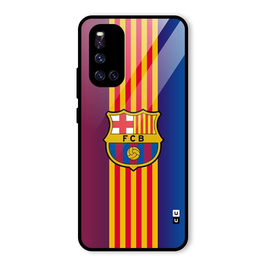 Club Barcelona Glass Back Case for Vivo V19