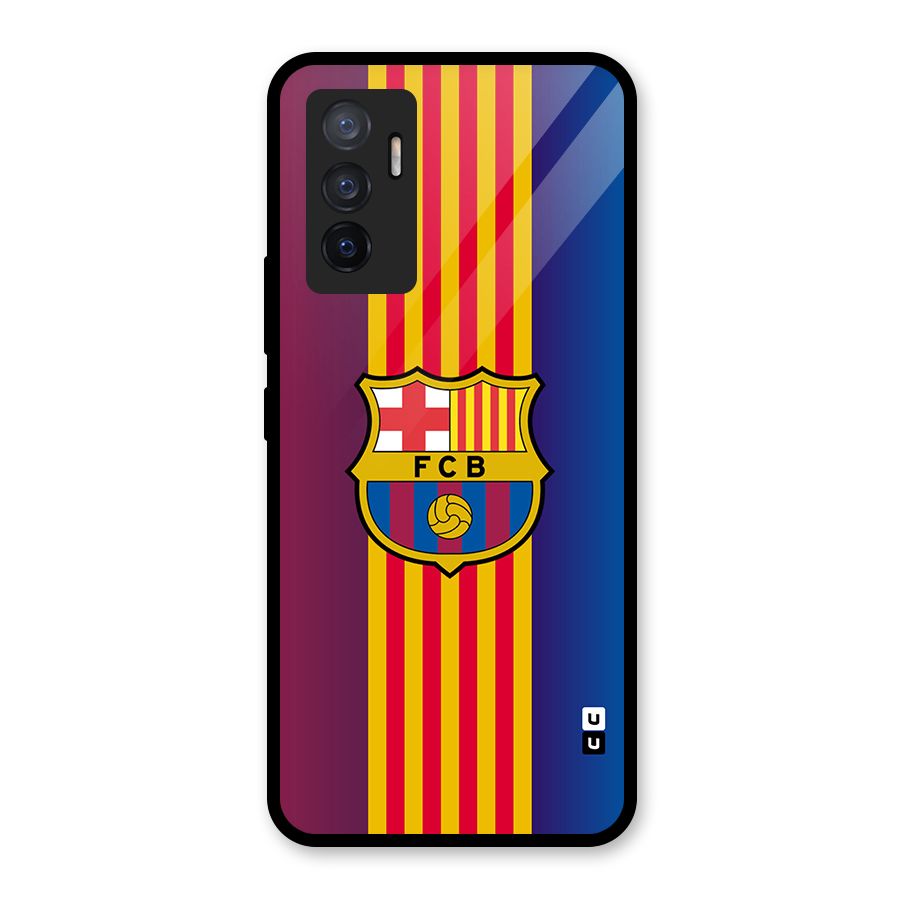 Club Barcelona Glass Back Case for Vivo V23e