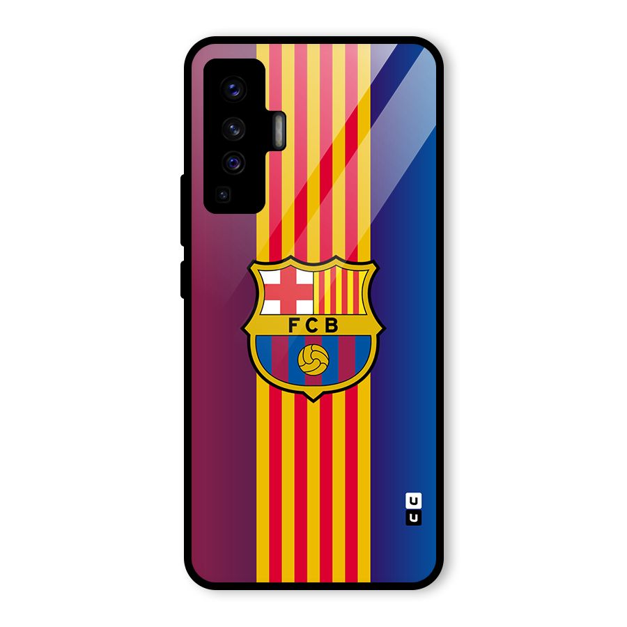 Club Barcelona Glass Back Case for Vivo X50
