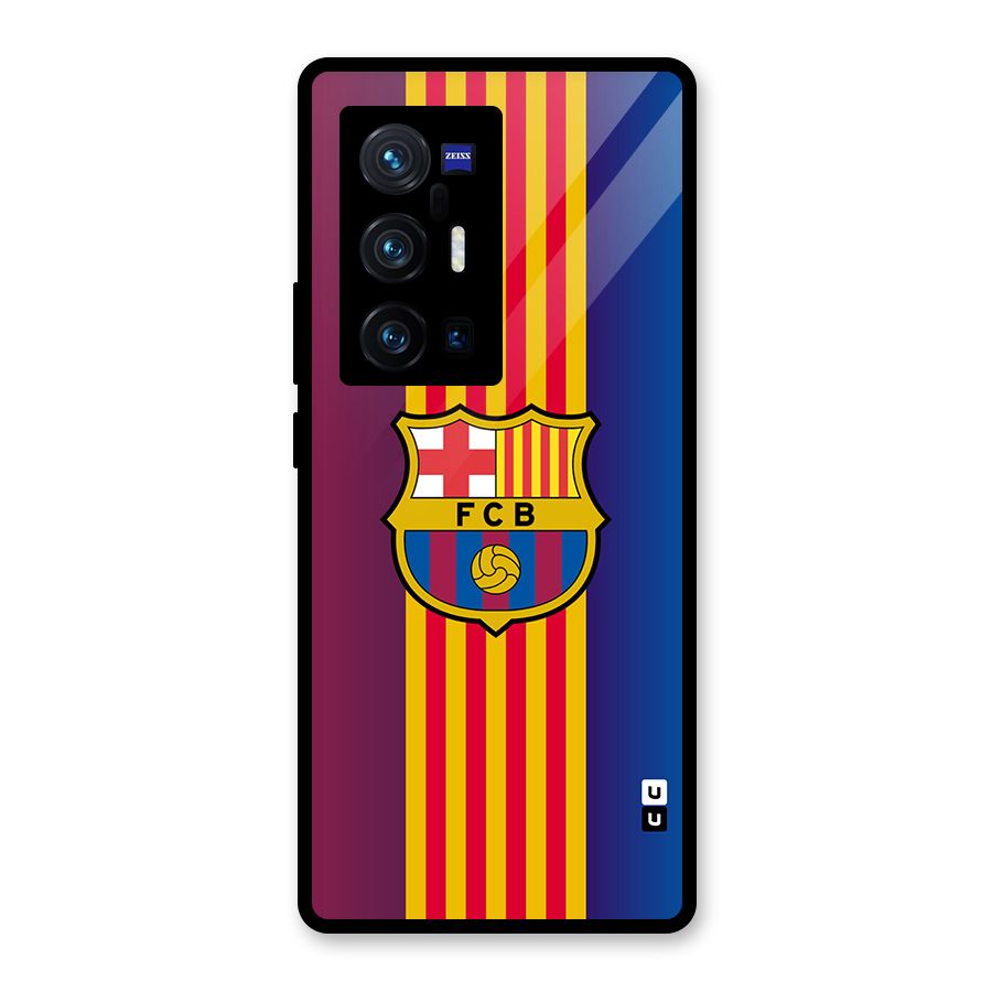 Club Barcelona Glass Back Case for Vivo X70 Pro Plus