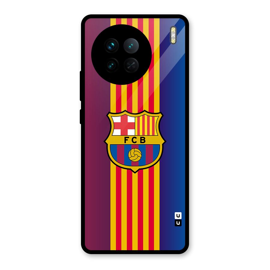 Club Barcelona Glass Back Case for Vivo X90
