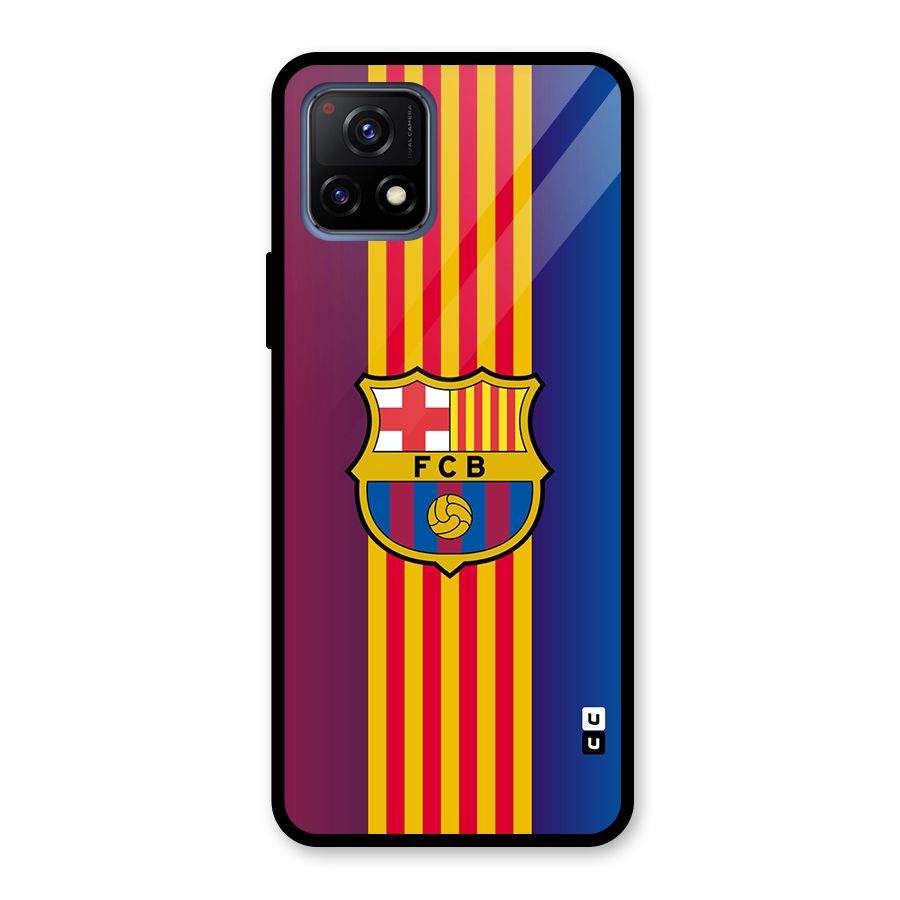 Club Barcelona Glass Back Case for Vivo Y72 5G