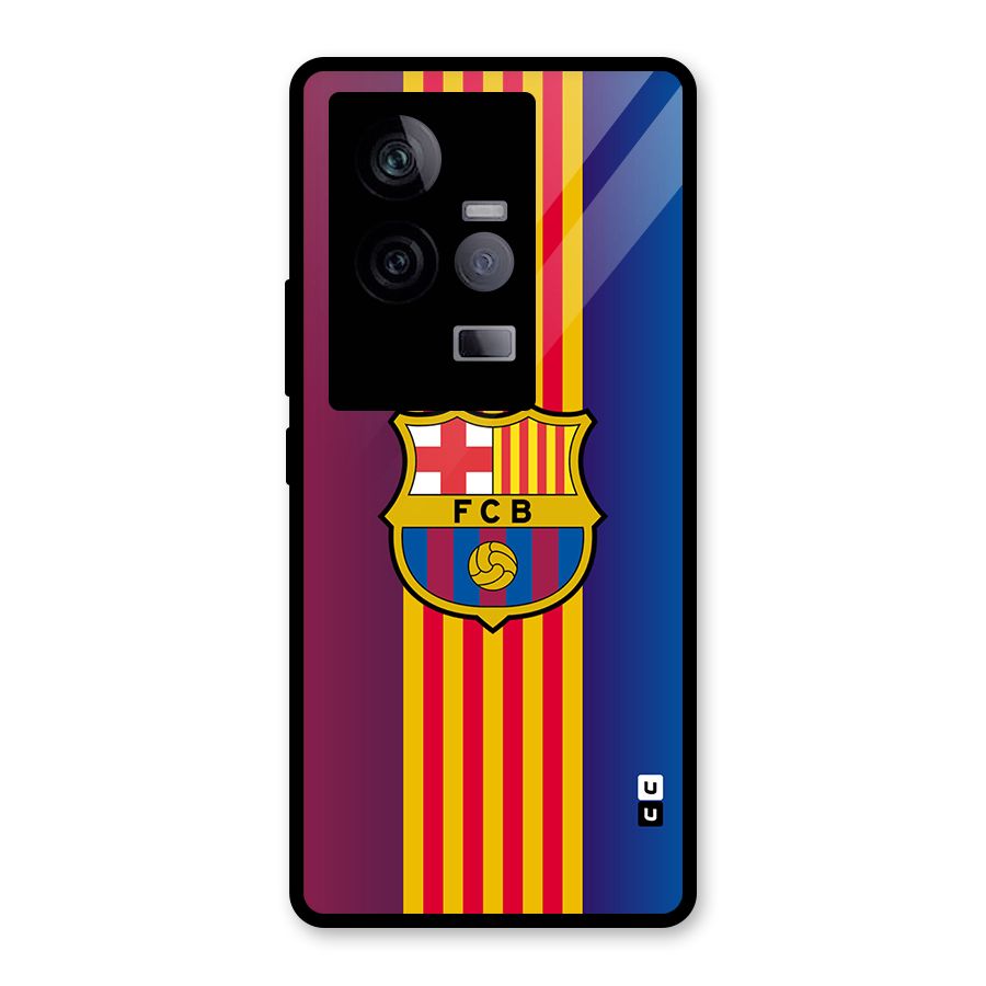 Club Barcelona Glass Back Case for Vivo iQOO 11 5G