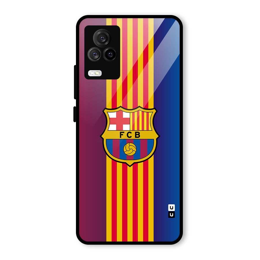 Club Barcelona Glass Back Case for Vivo iQOO 7 Legend 5G