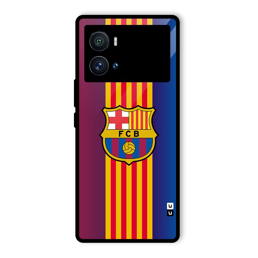 Club Barcelona Glass Back Case for Vivo iQOO 9 Pro