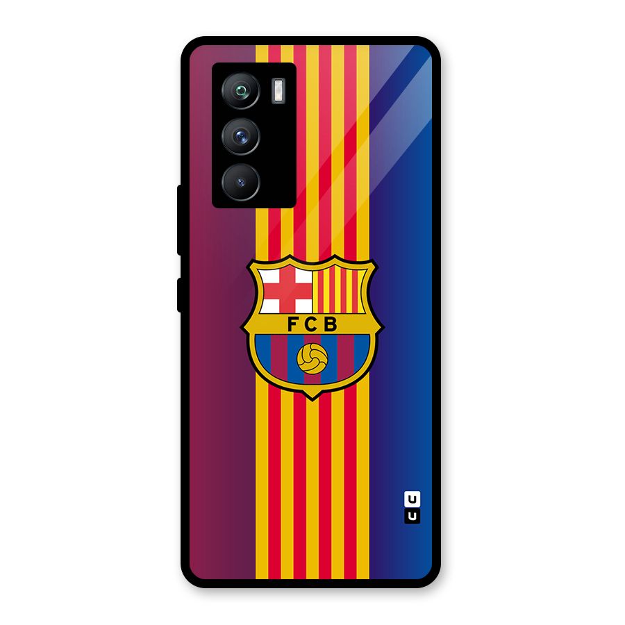 Club Barcelona Glass Back Case for Vivo iQOO 9 SE