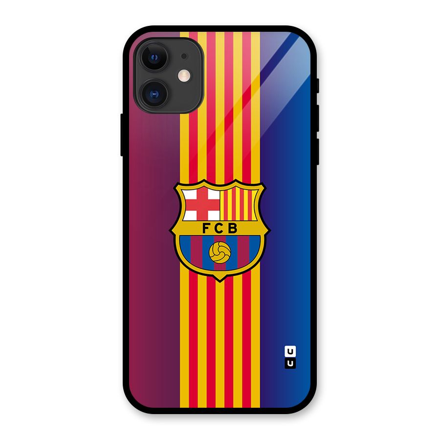 Club Barcelona Glass Back Case for iPhone 11