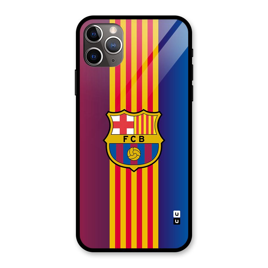 Club Barcelona Glass Back Case for iPhone 11 Pro Max