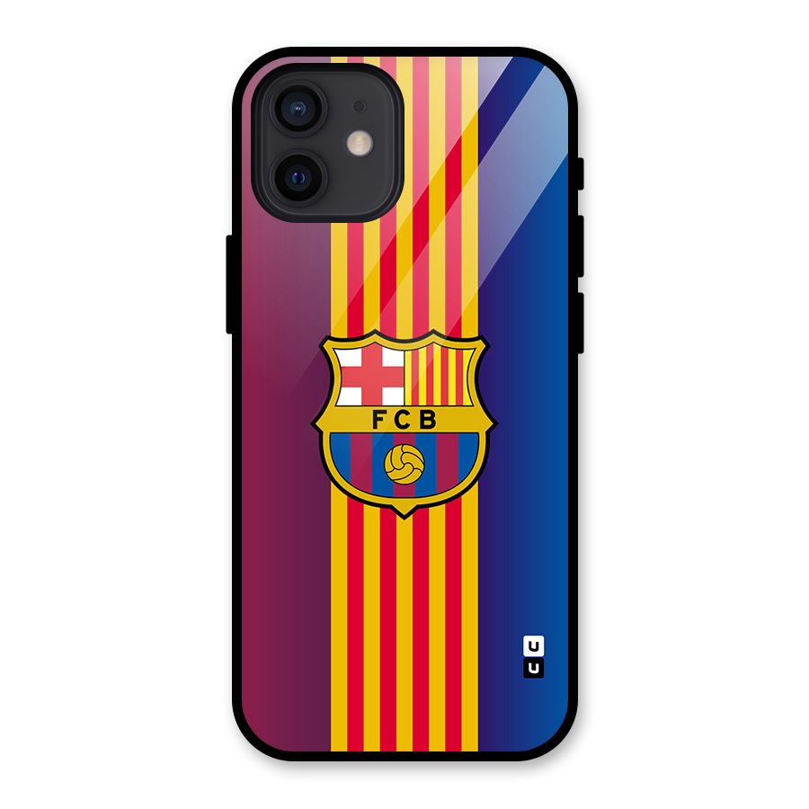 Club Barcelona Glass Back Case for iPhone 12