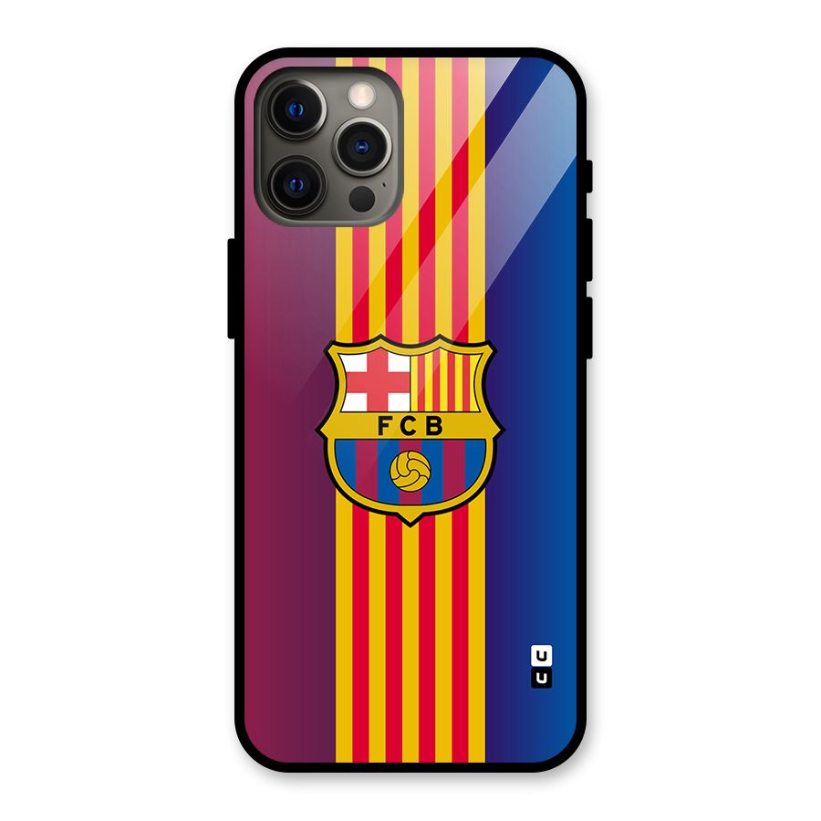 Club Barcelona Glass Back Case for iPhone 12 Pro Max