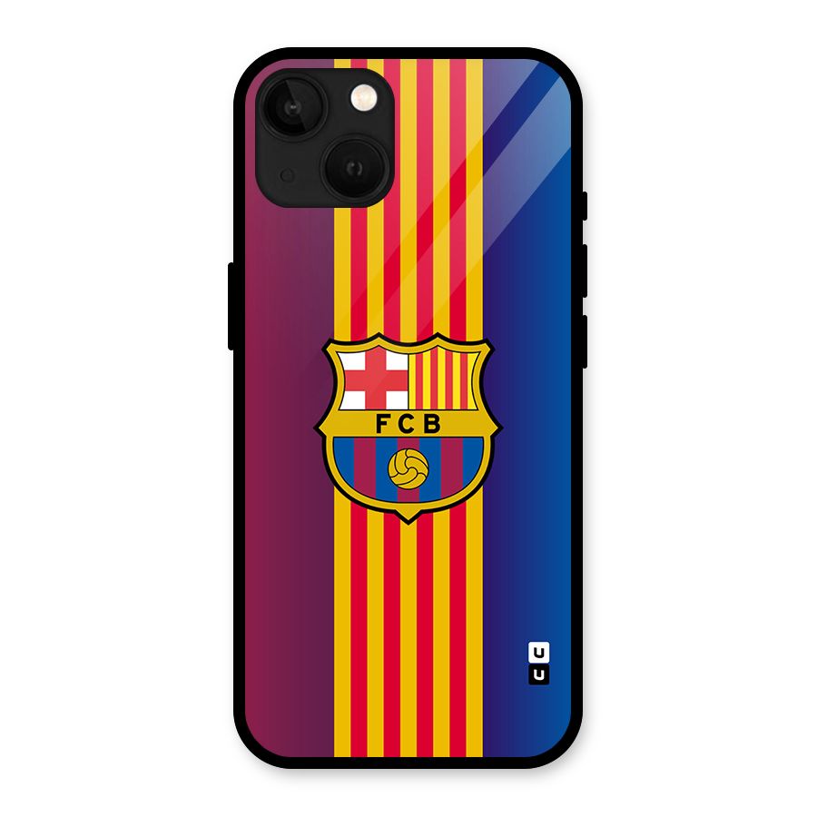 Club Barcelona Glass Back Case for iPhone 13