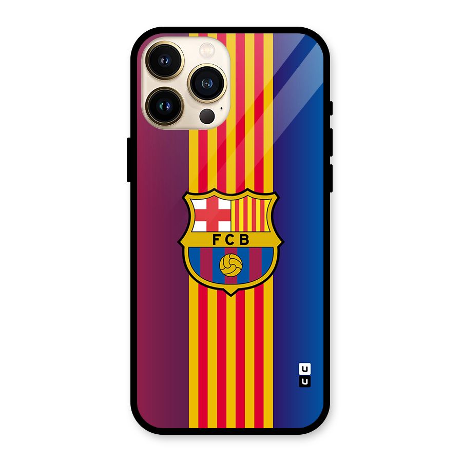 Club Barcelona Glass Back Case for iPhone 13 Pro Max