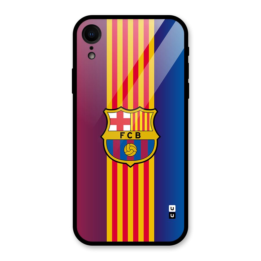 Club Barcelona Glass Back Case for iPhone XR