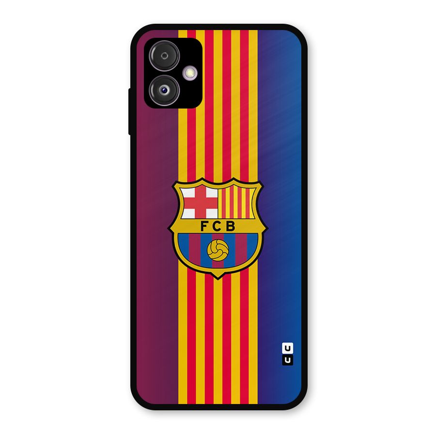 Club Barcelona Metal Back Case for Galaxy F14