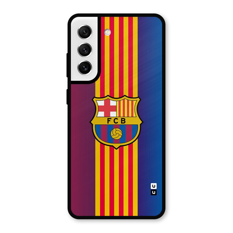 Club Barcelona Metal Back Case for Galaxy S21 FE 5G