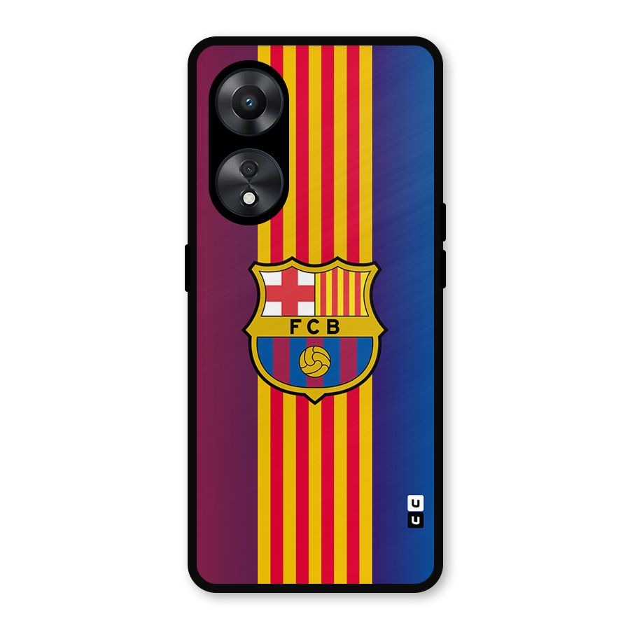 Club Barcelona Metal Back Case for Oppo A78