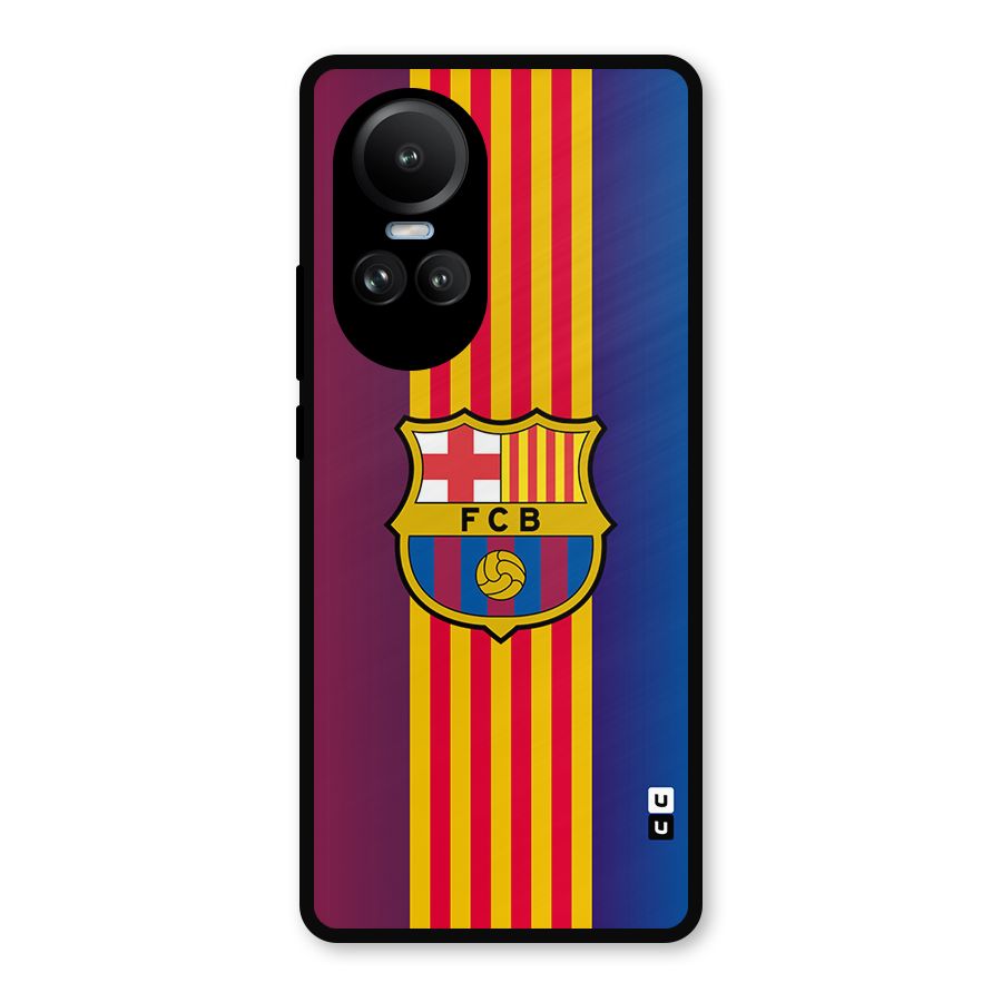 Club Barcelona Metal Back Case for Oppo Reno10