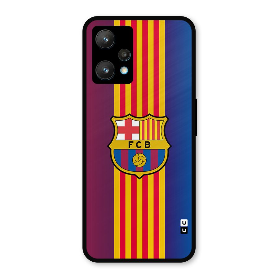 Club Barcelona Metal Back Case for Realme 9 Pro Plus 5G