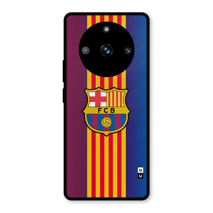 Club Barcelona Metal Back Case for Realme Narzo 60 Pro