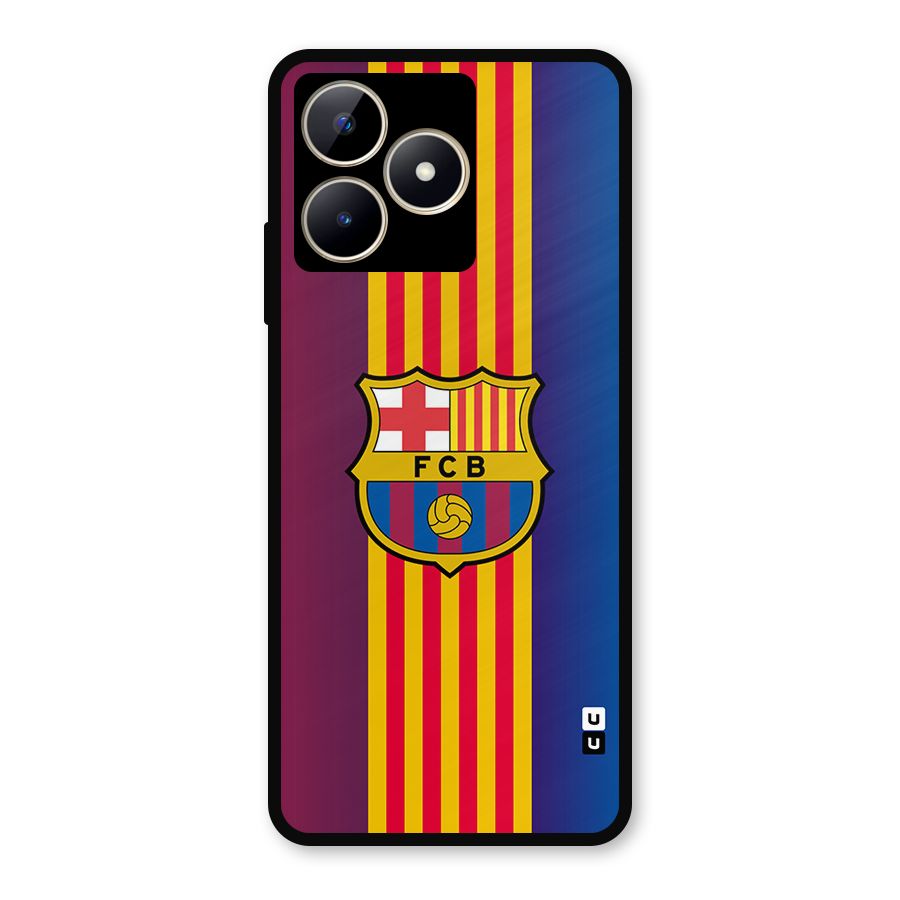 Club Barcelona Metal Back Case for Realme Narzo N53