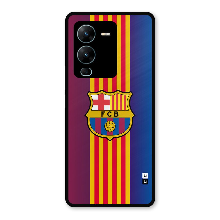 Club Barcelona Metal Back Case for Vivo V25 Pro