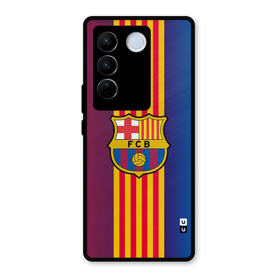 Club Barcelona Metal Back Case for Vivo V27