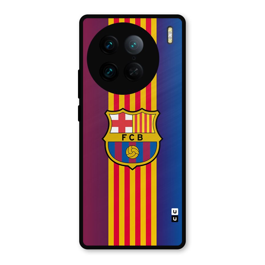 Club Barcelona Metal Back Case for Vivo X90 Pro