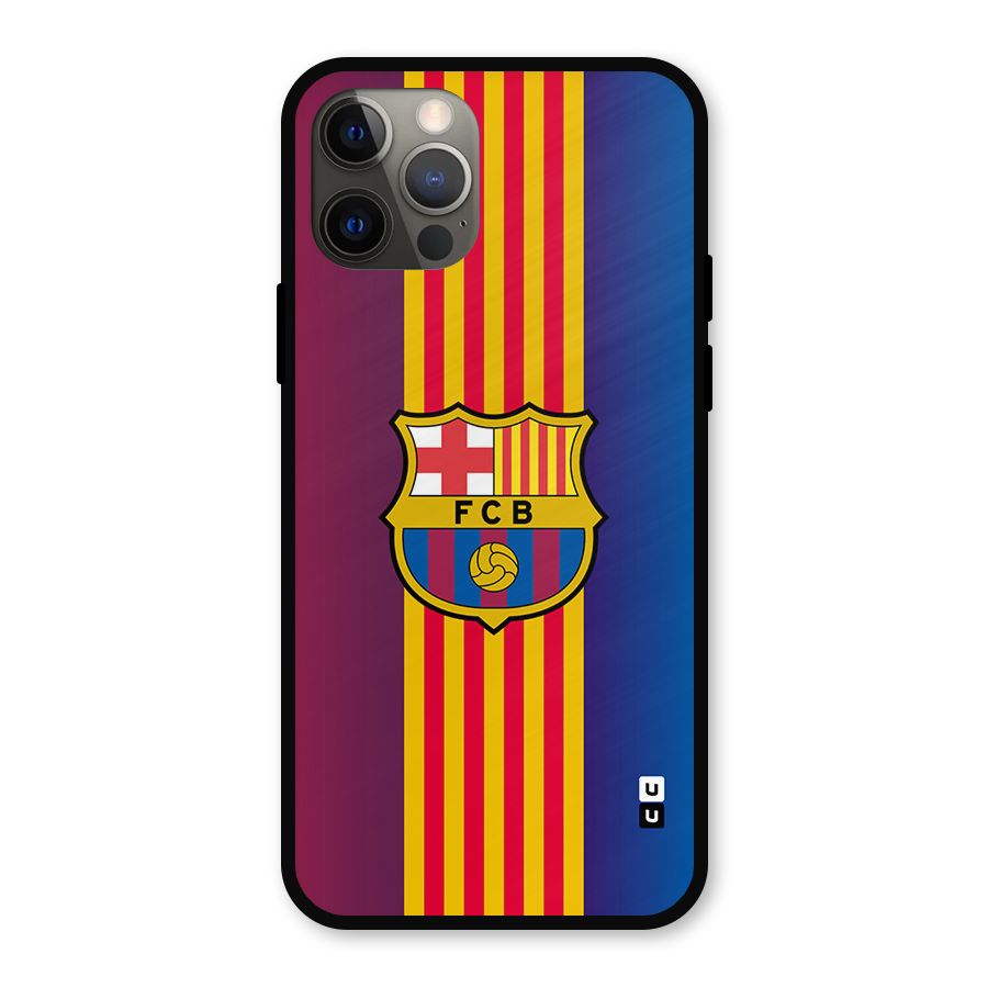 Club Barcelona Metal Back Case for iPhone 12 Pro