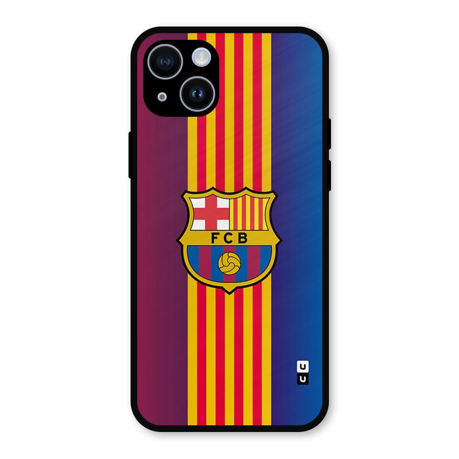 Club Barcelona Metal Back Case for iPhone 14