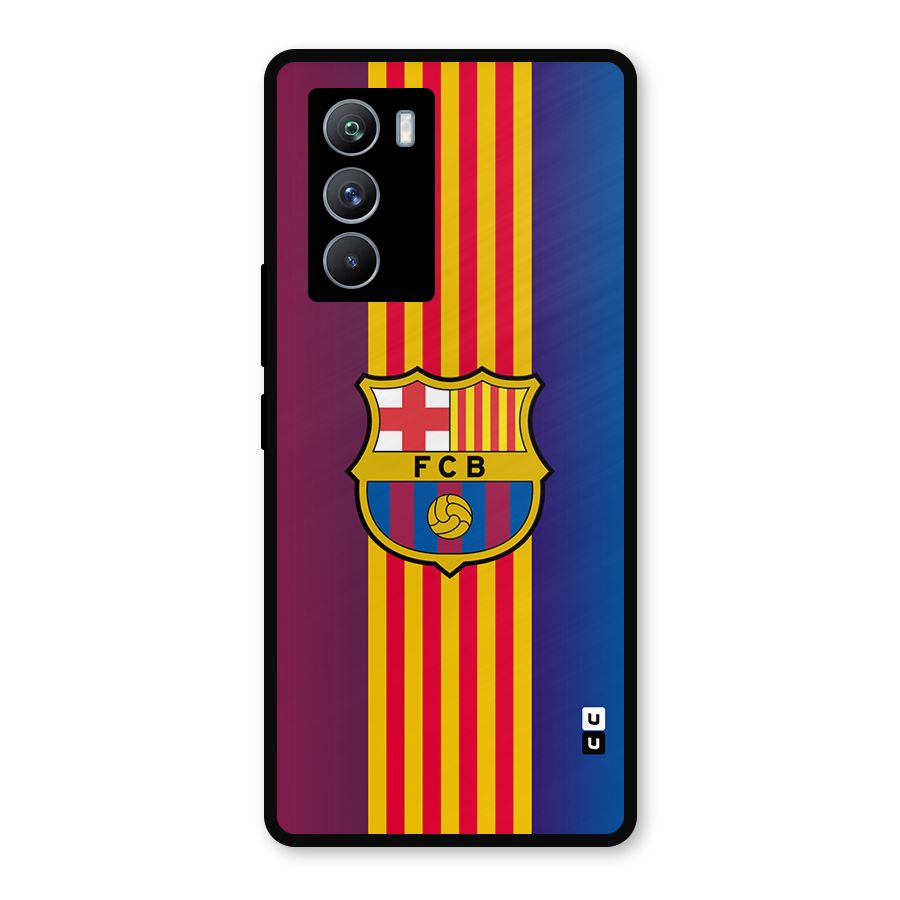 Club Barcelona Metal Back Case for iQOO 9 SE