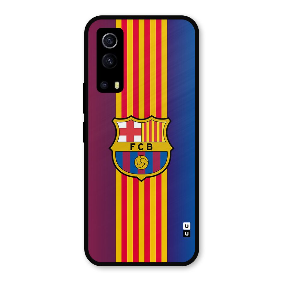 Club Barcelona Metal Back Case for iQOO Z3