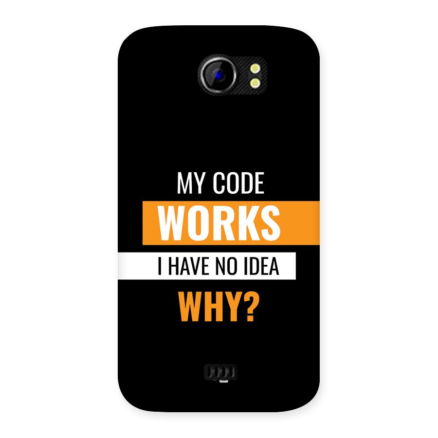 Coders Thought Back Case for Canvas 2 A110