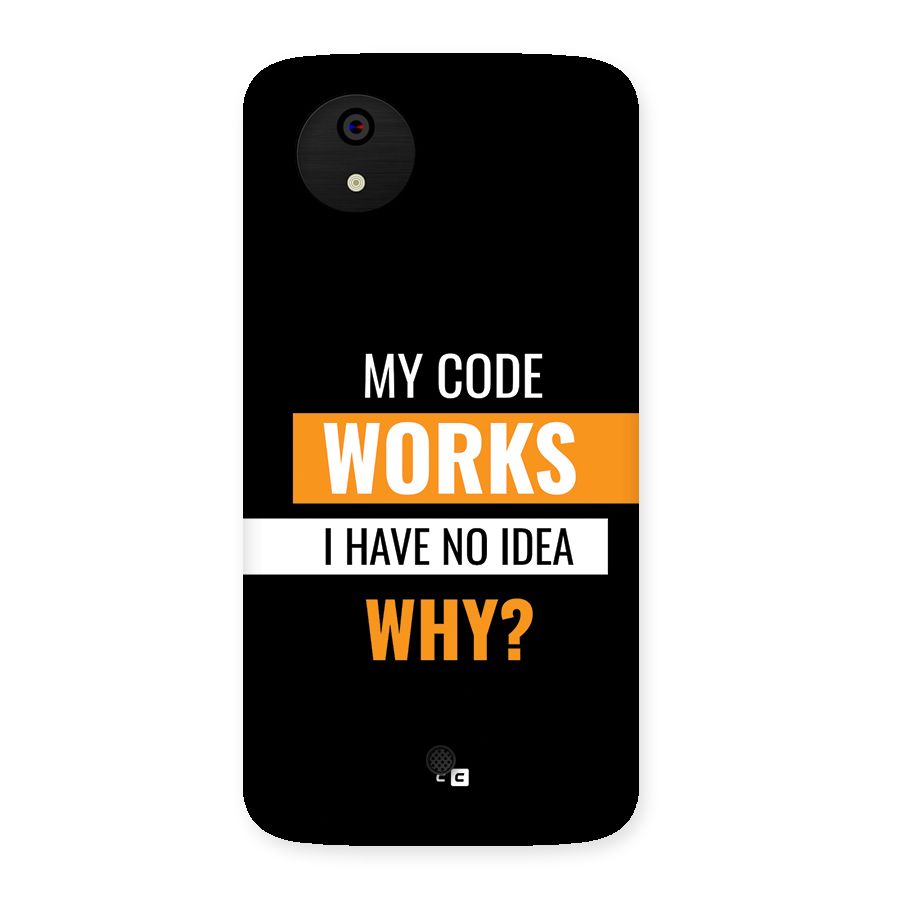 Coders Thought Back Case for Canvas A1  AQ4501