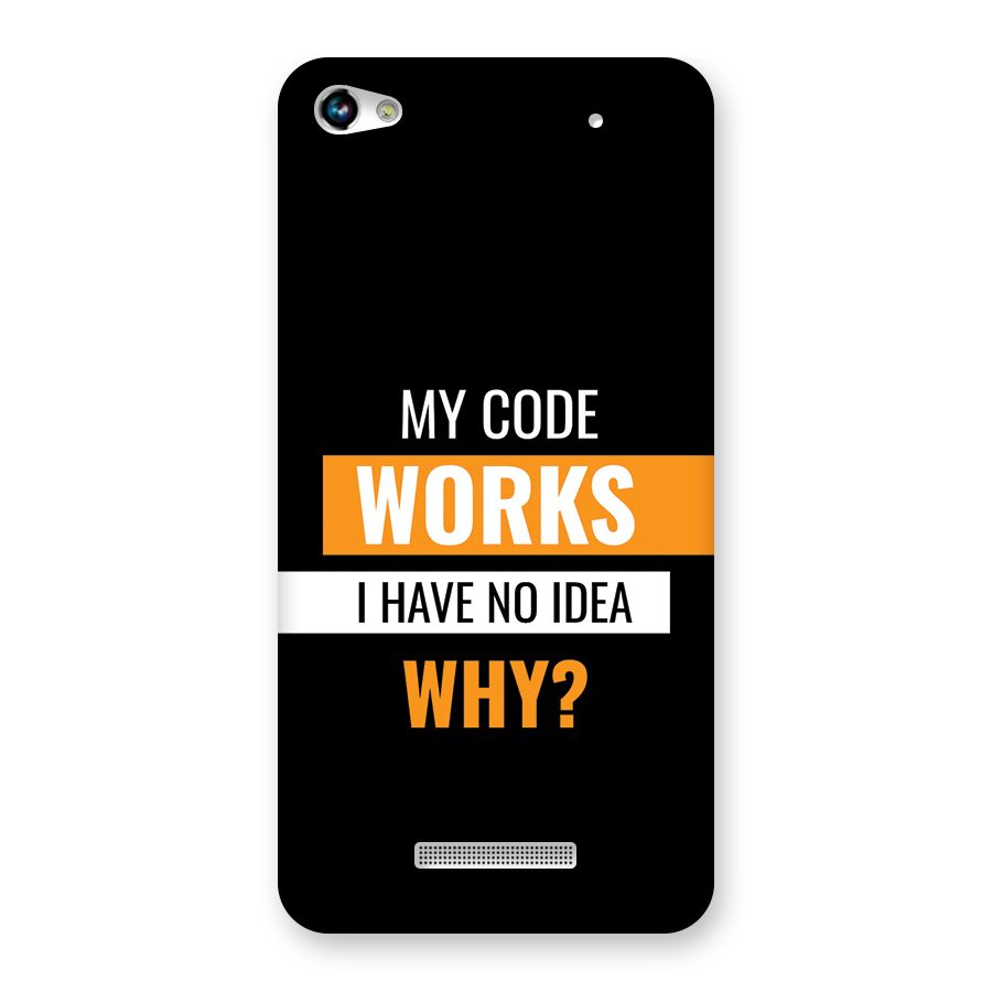 Coders Thought Back Case for Canvas Hue 2 A316