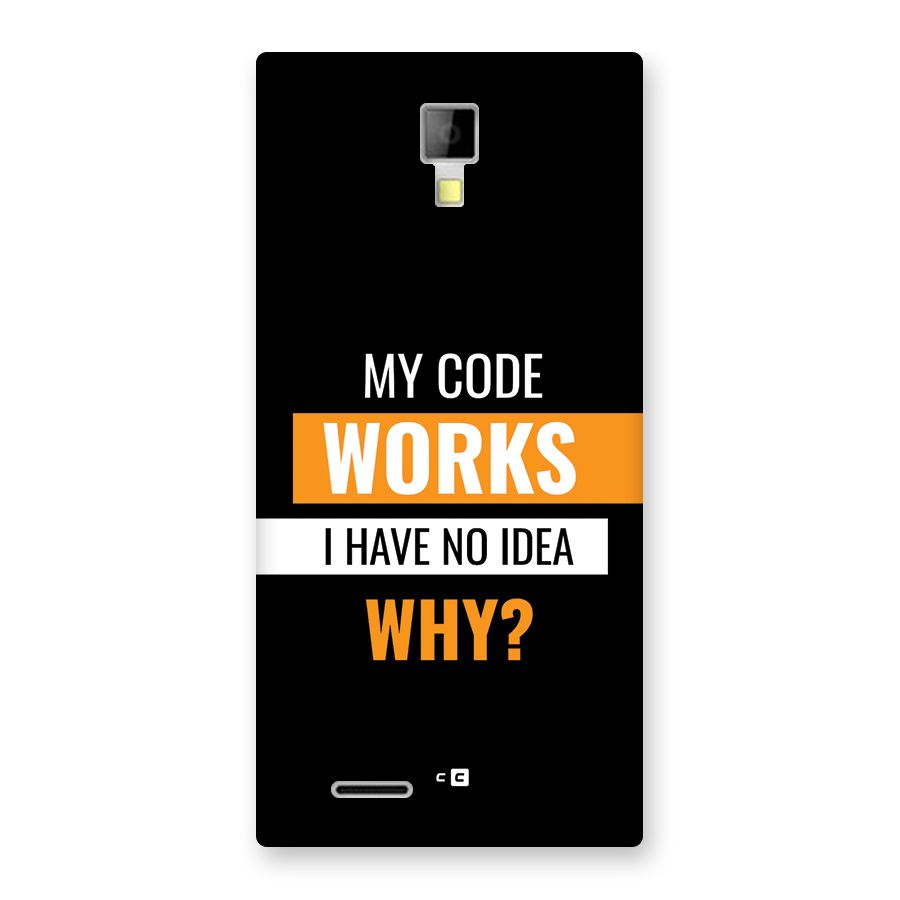 Coders Thought Back Case for Canvas Xpress A99