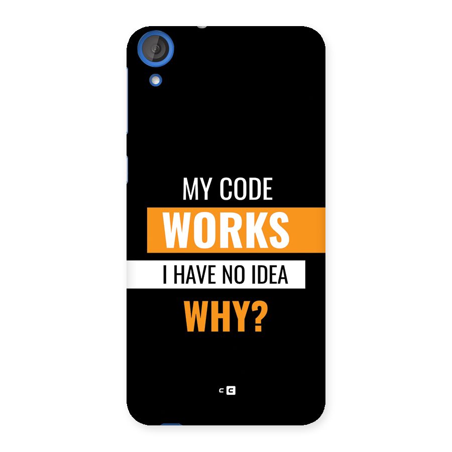 Coders Thought Back Case for Desire 820s