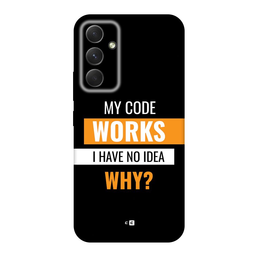 Coders Thought Back Case for Galaxy A54